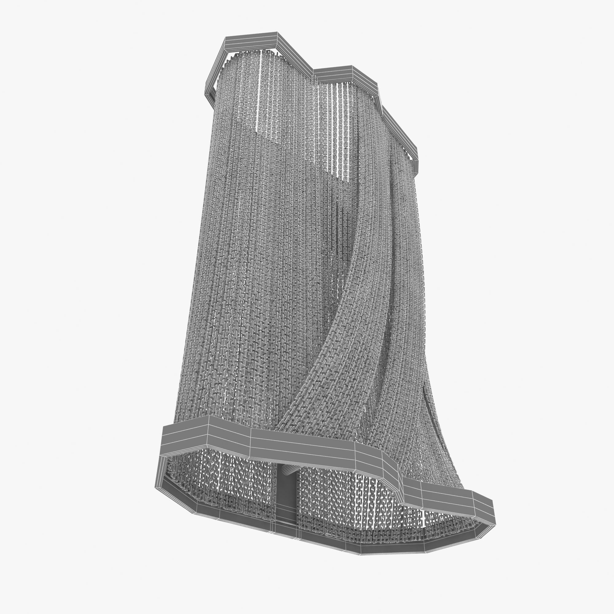 Terzani atlantis wall light 3D model_1