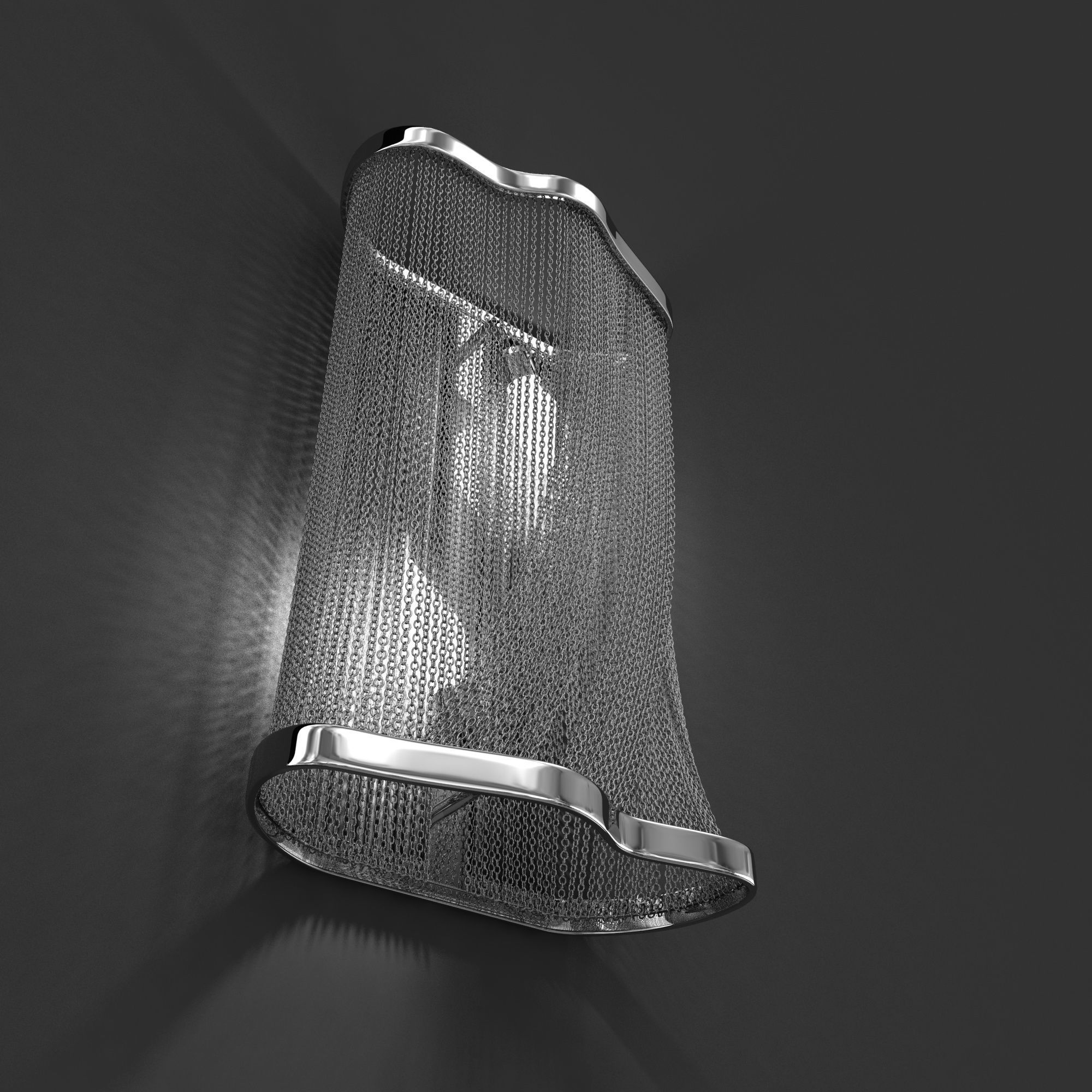 Terzani atlantis wall light 3D model_4