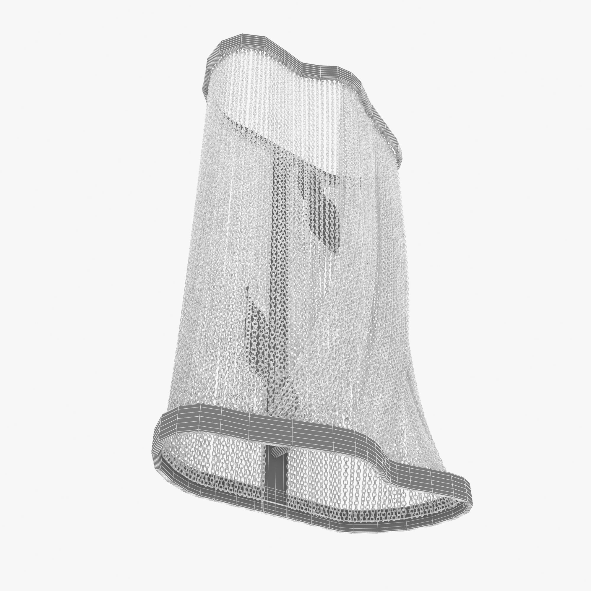 Terzani atlantis wall light 3D model_7