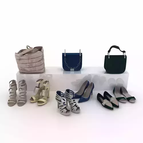 Shoes and Bags 3D model