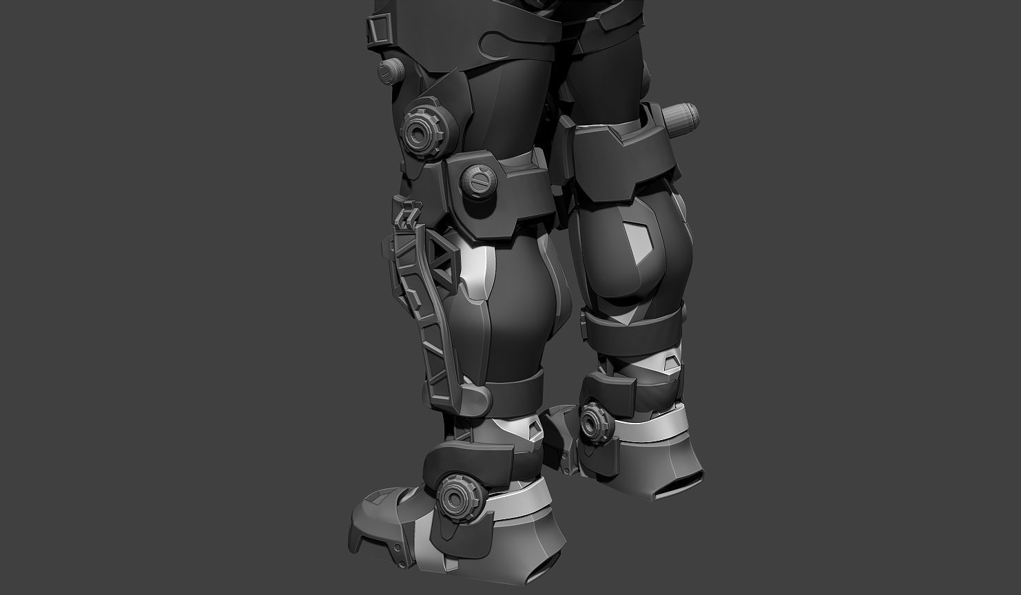 Cybernetist 2 futuristic suit 3D model_17
