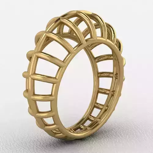 Lace ring 3D print model