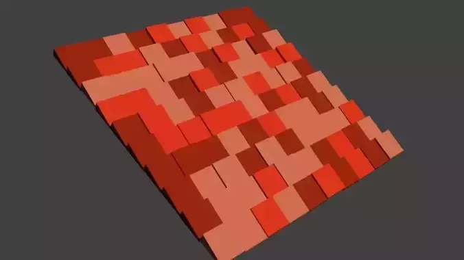 LowPoly Roof tile in minecraft