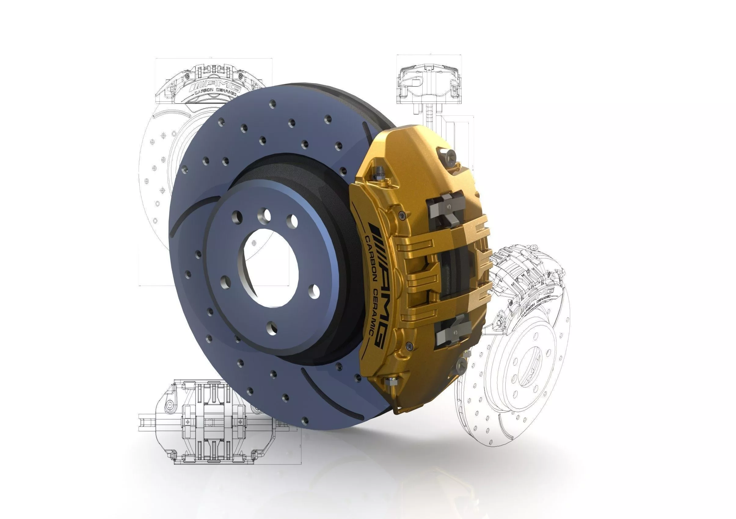 Brake AMG Free 3D model