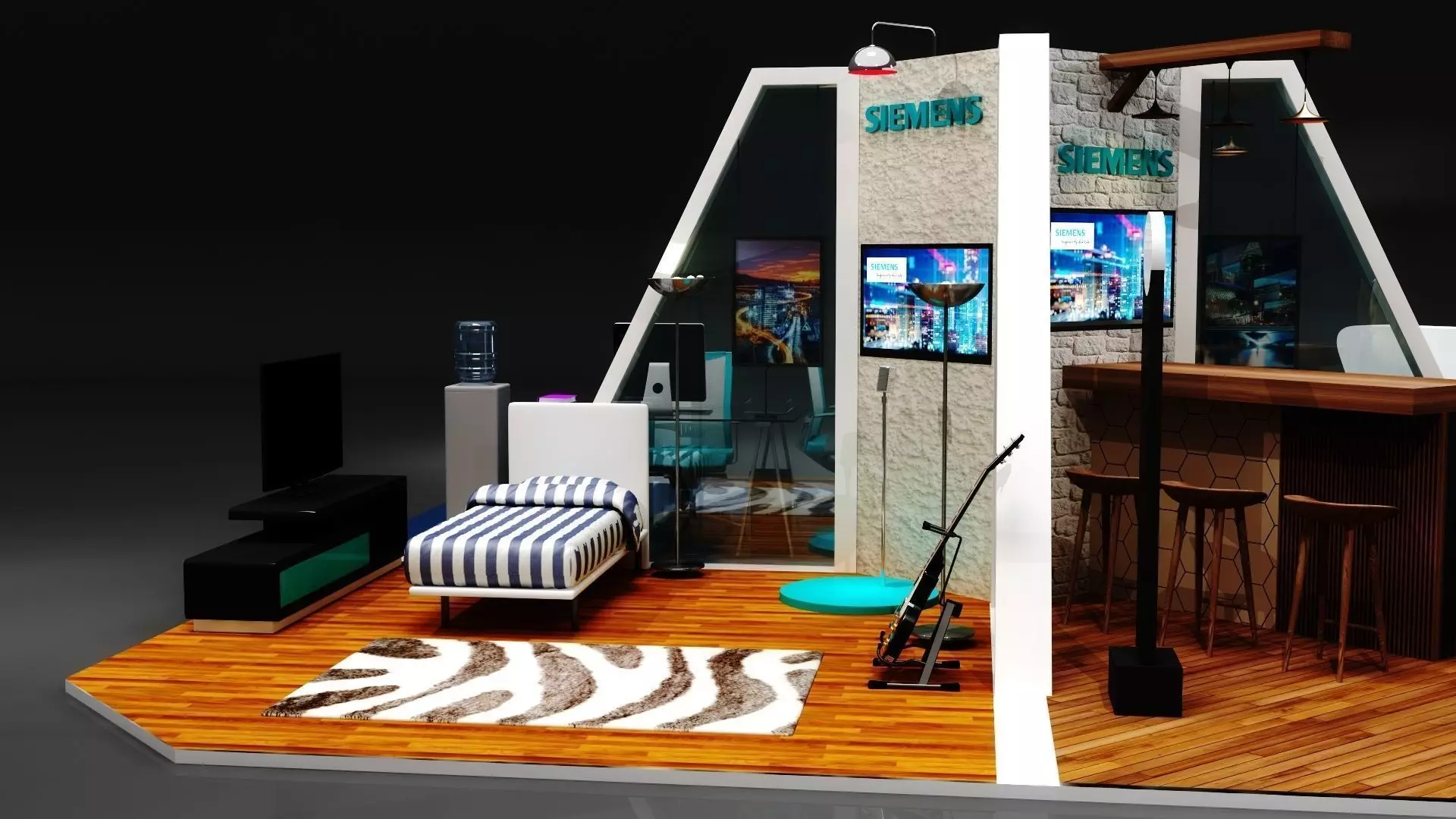 Exhibition Stand  3D model_0