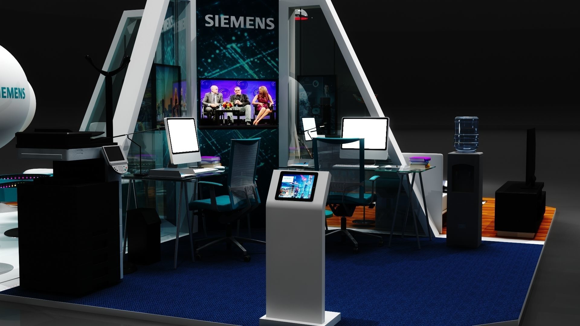 Exhibition Stand  3D model_9