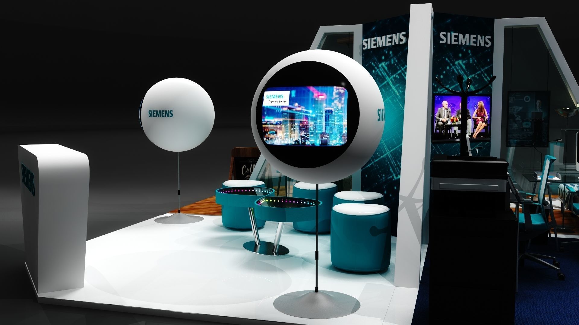 Exhibition Stand  3D model_6