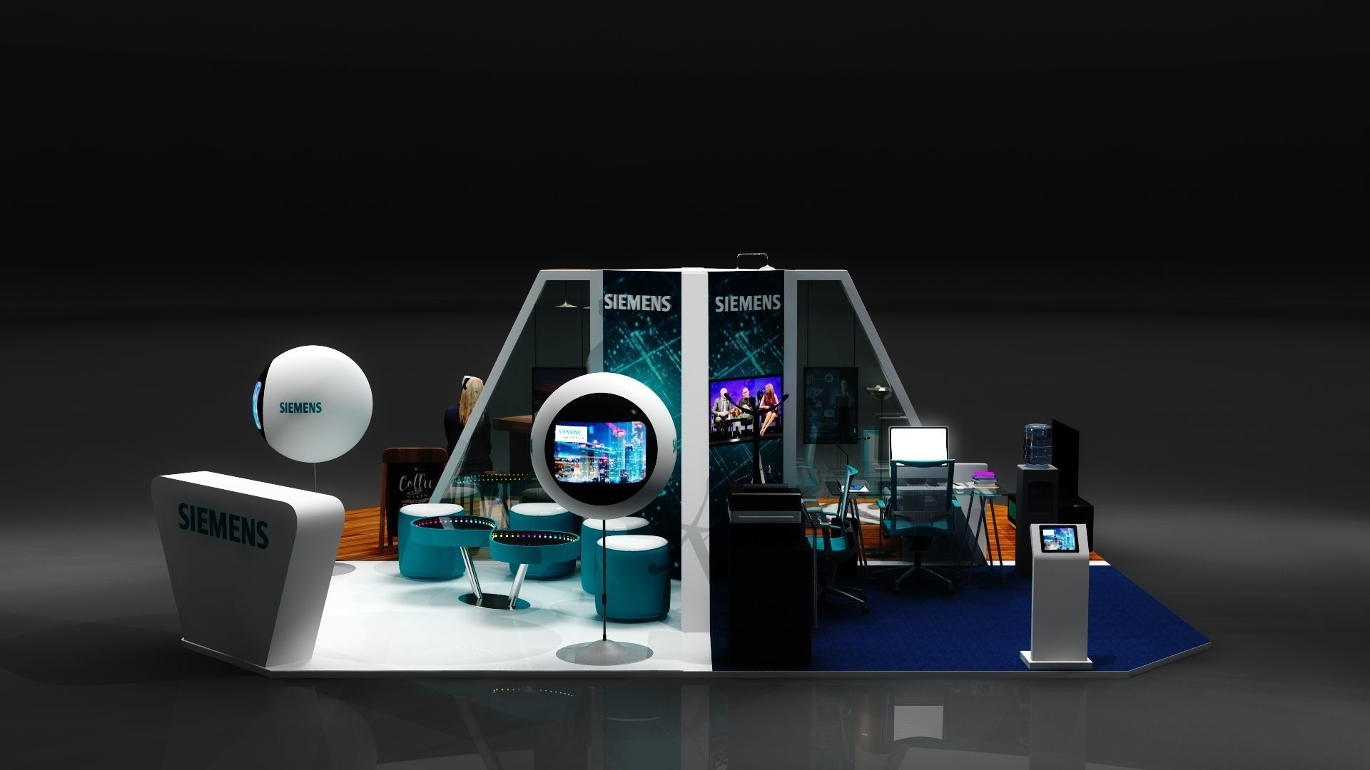 Exhibition Stand  3D model_2