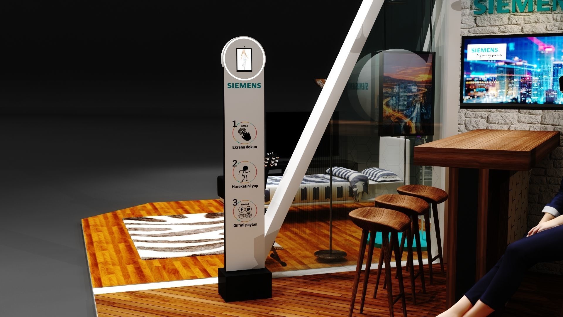 Exhibition Stand  3D model_4
