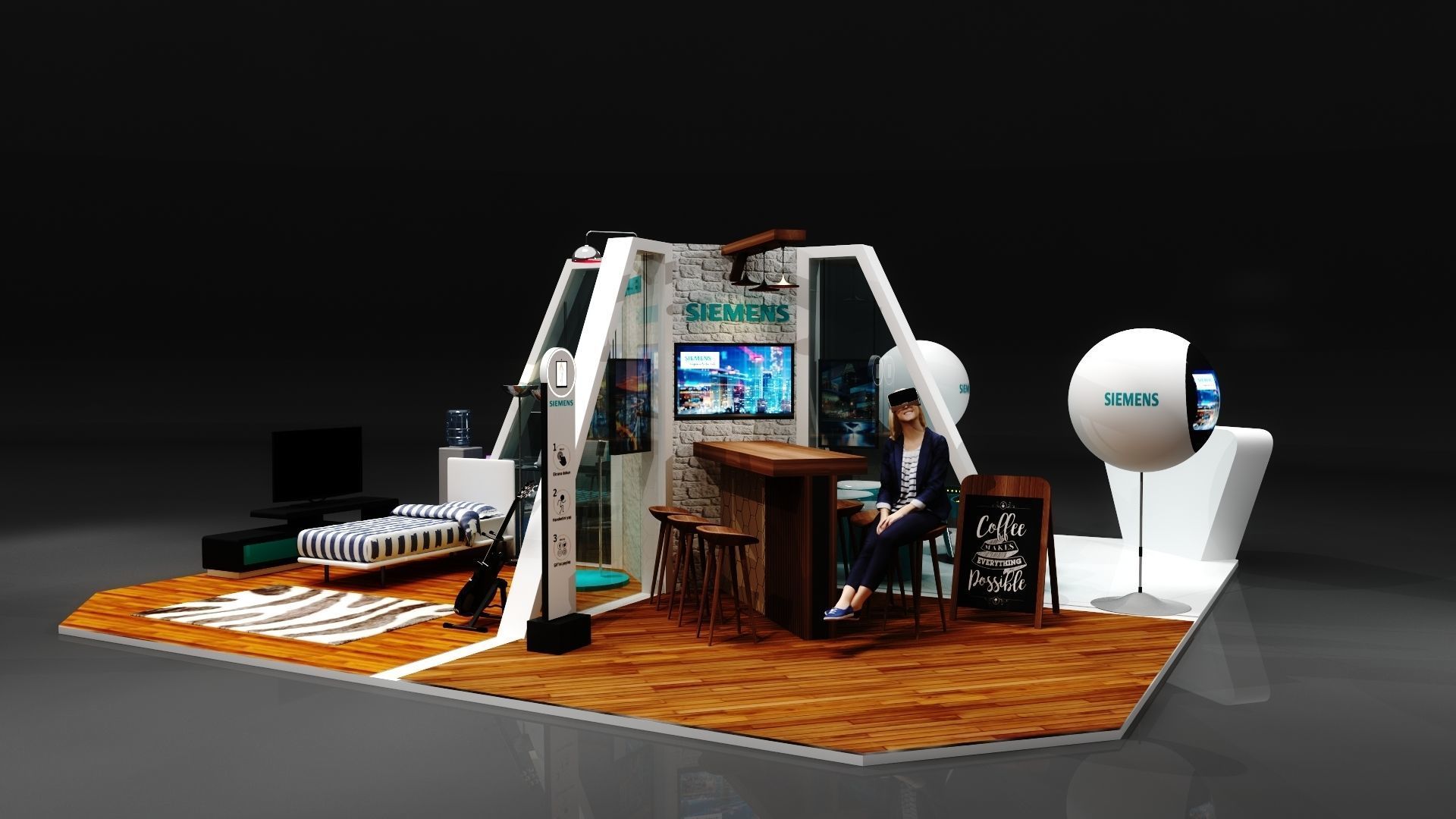 Exhibition Stand  3D model_5