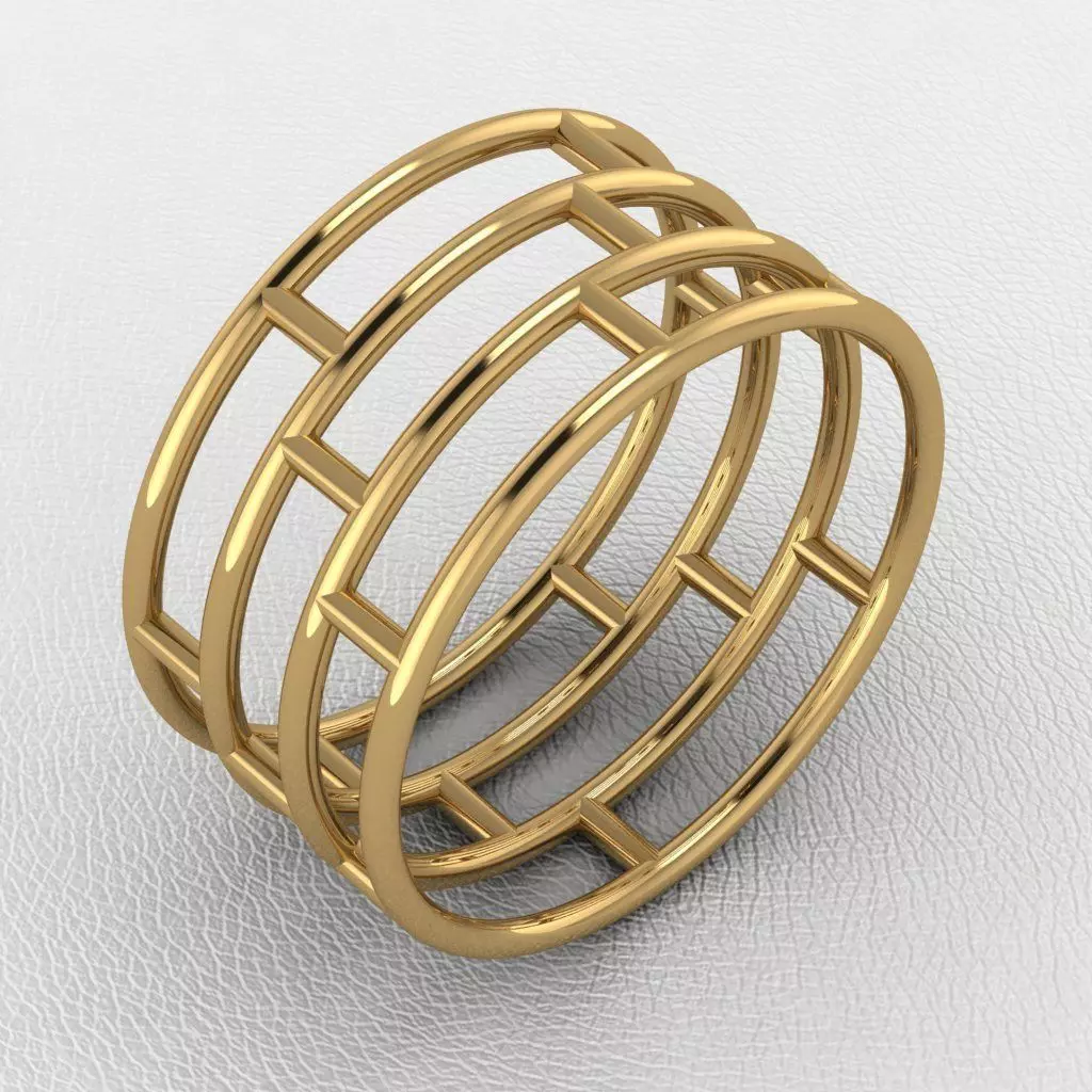 lace ring 3D print model_0