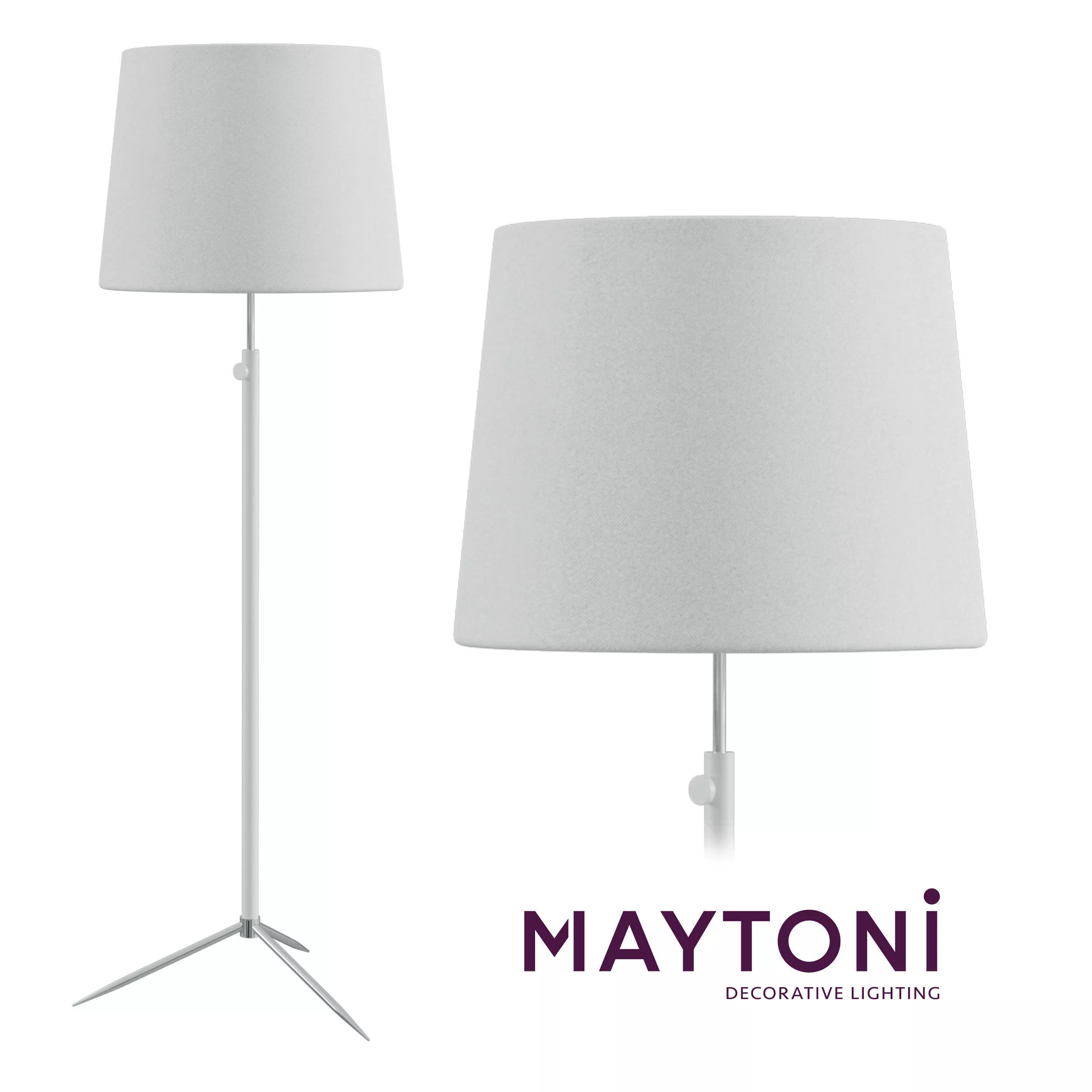 Floor lamp Monic MOD323-FL-01-W Maytoni Modern Free 3D model