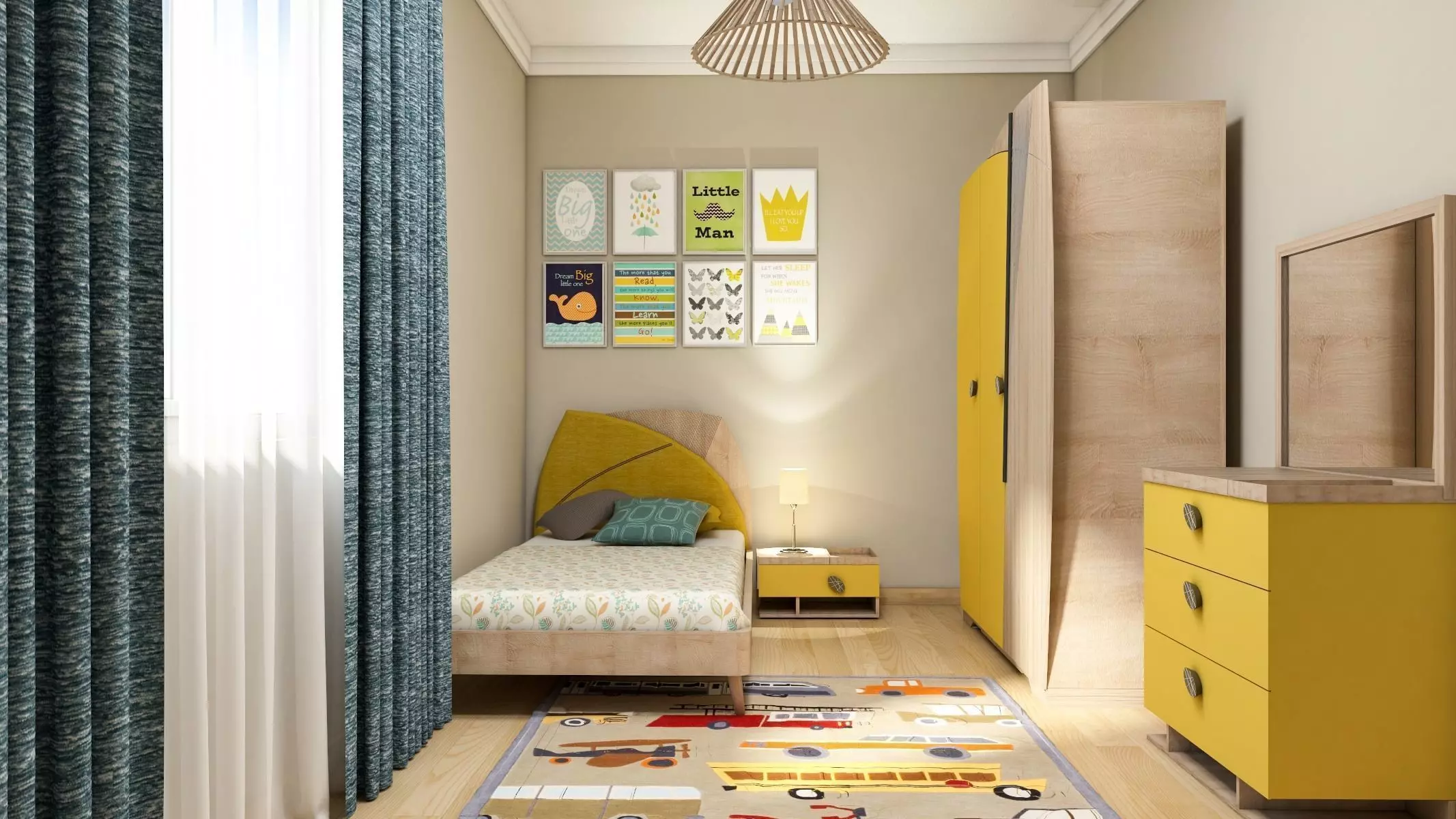 3D model childrens room 3D model_0