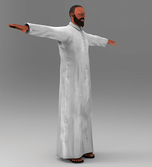 Arab Man  3D model_2