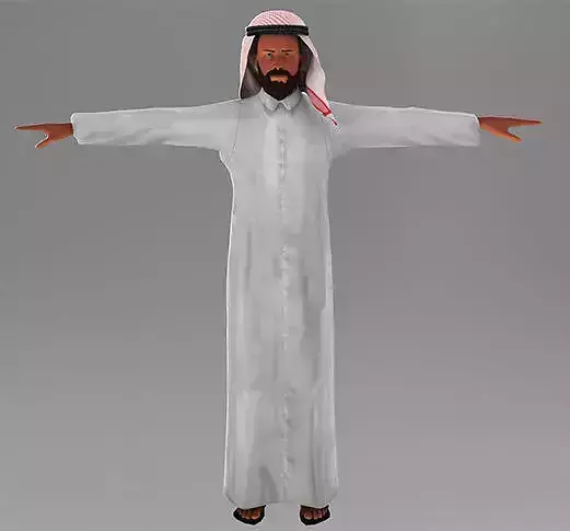 Arab Man  3D model