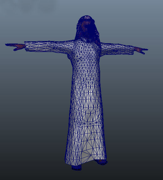 Arab Man  3D model_3