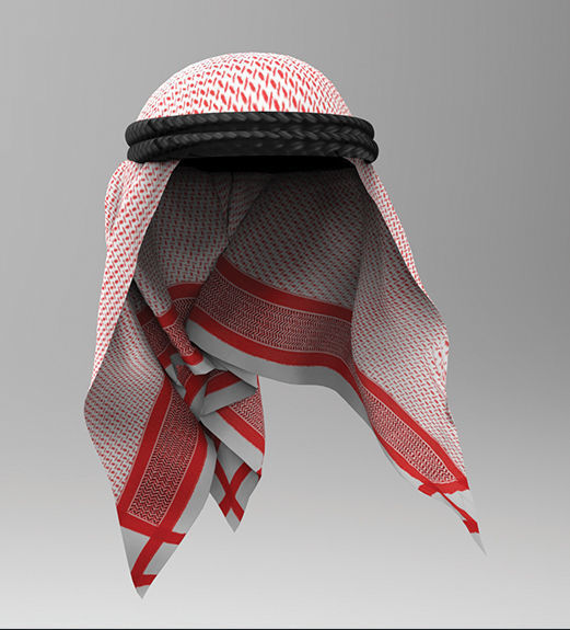 Arab Man  3D model_1