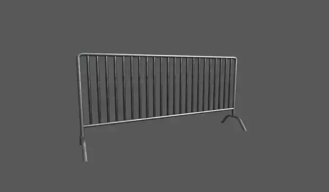 Fence metal barricade