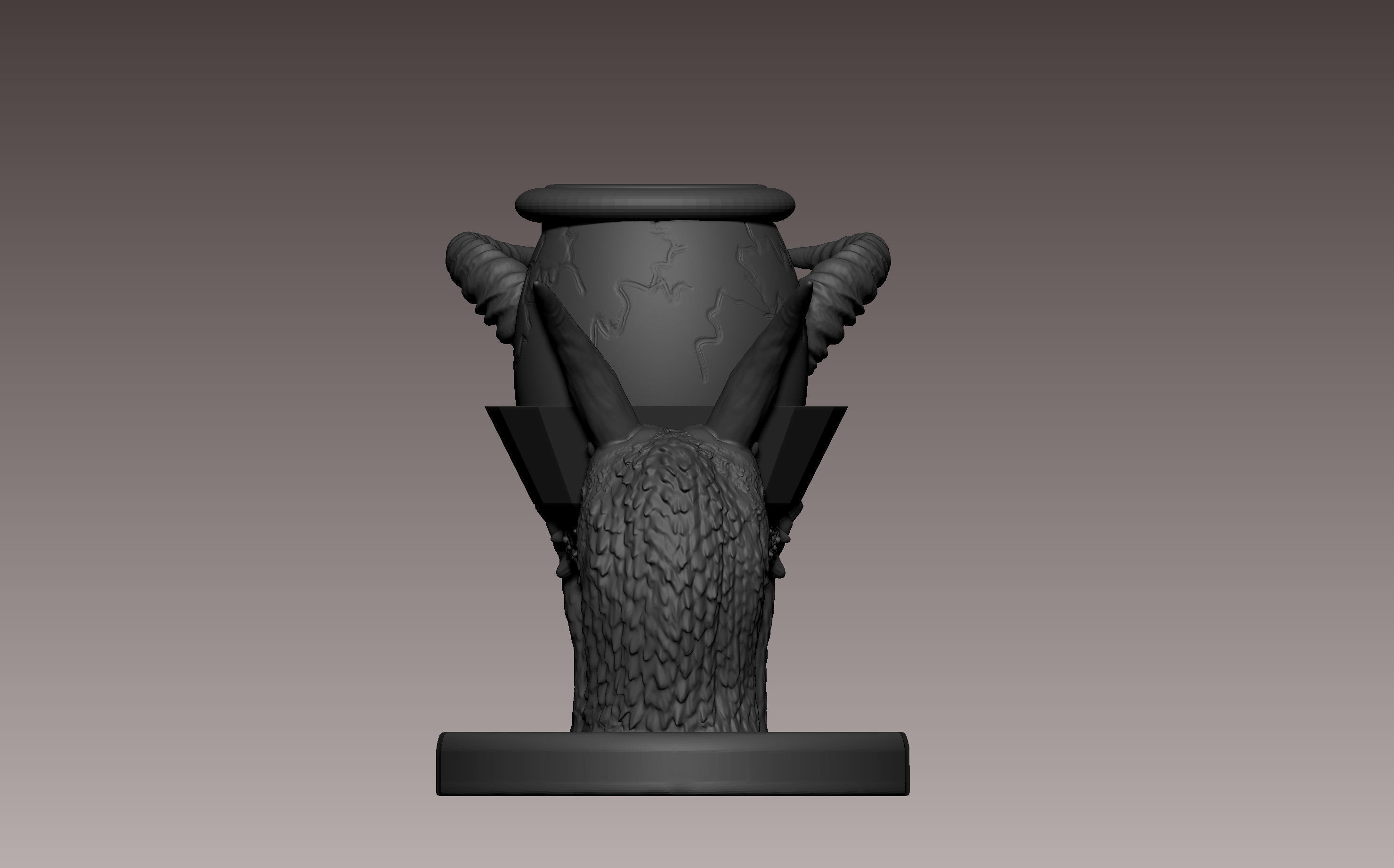 Dragon pen holder 3D print model_2