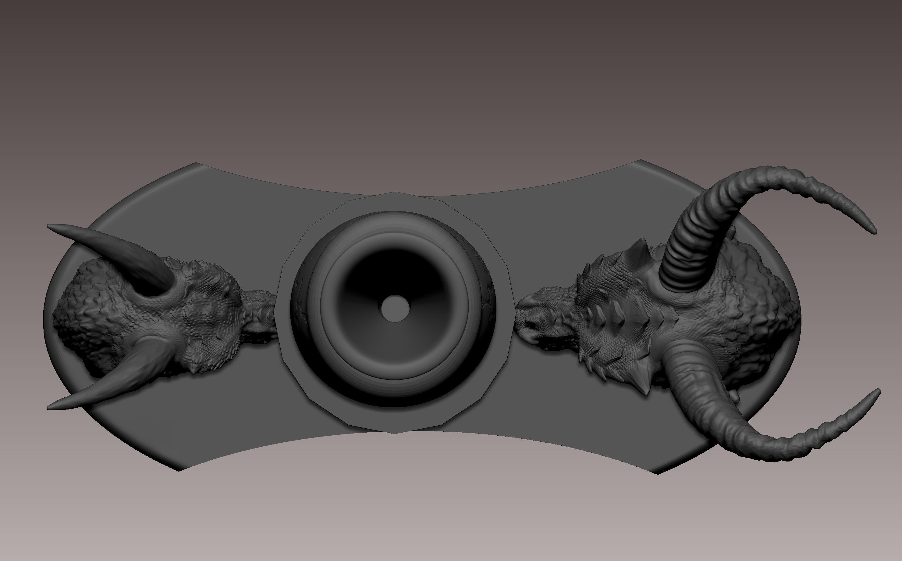 Dragon pen holder 3D print model_5