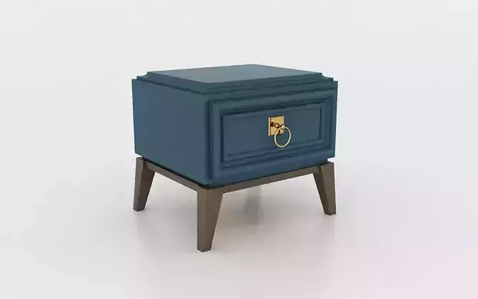 ENZA HOME  Elegante Nightstand 3D Model