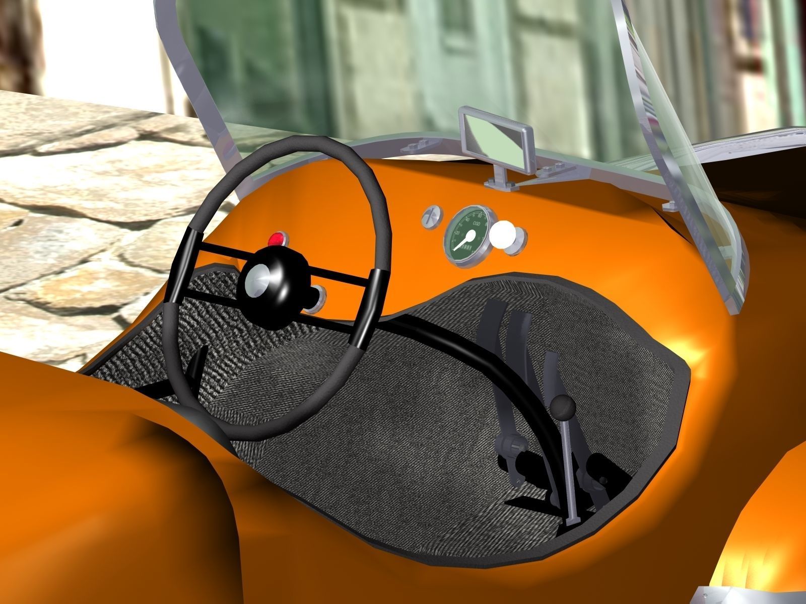 Avolette trike cycle car 3D model_2