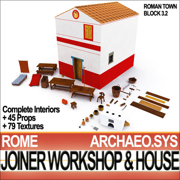 Roman Town Buildings and Walls Collection _2