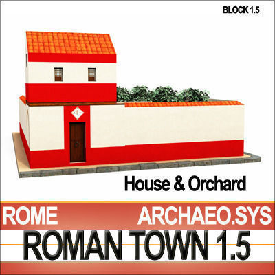 Roman Town Buildings and Walls Collection _11