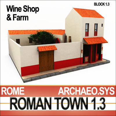 Roman Town Buildings and Walls Collection _9