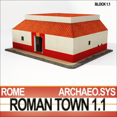 Roman Town Buildings and Walls Collection _7