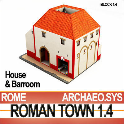 Roman Town Buildings and Walls Collection _10