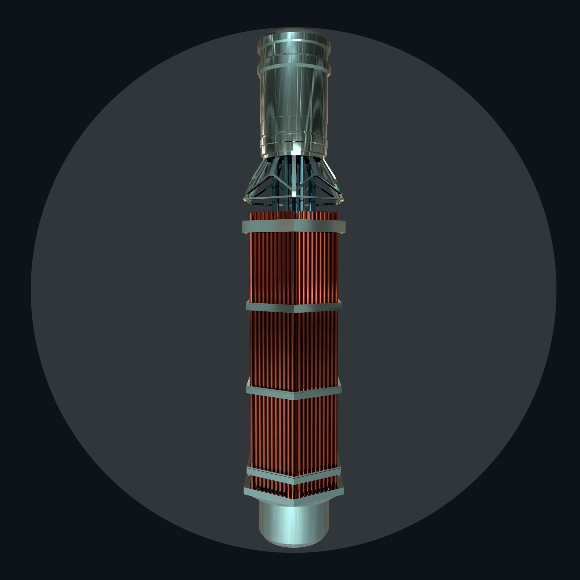 Fuel Assembly Collection Low-poly 3D model_8