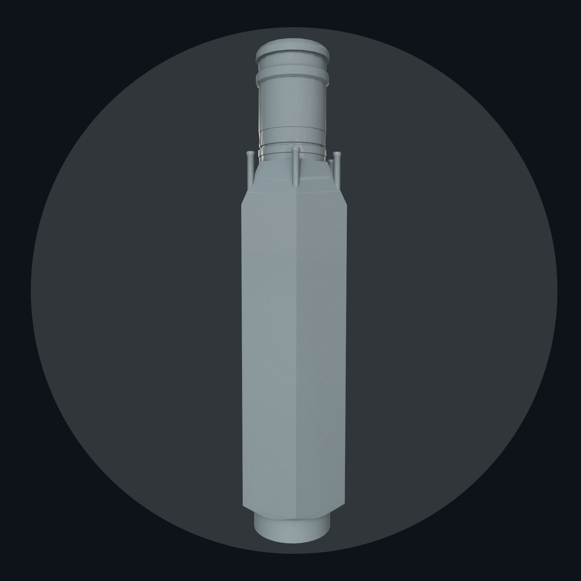 Fuel Assembly Collection Low-poly 3D model_9