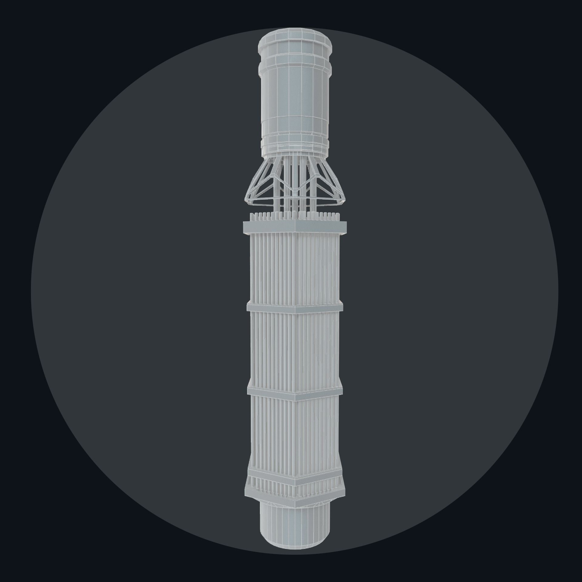 Fuel Assembly Collection Low-poly 3D model_16