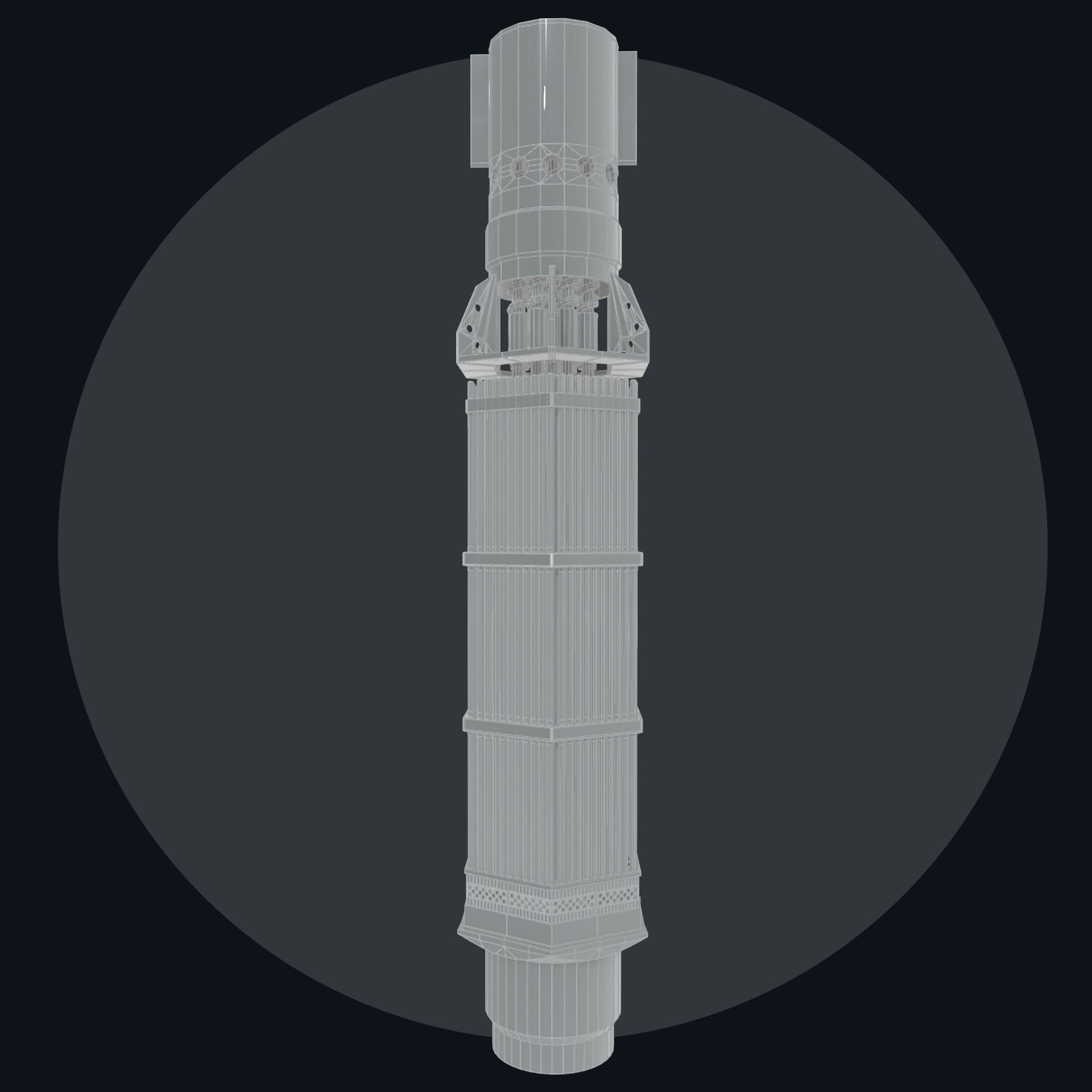 Fuel Assembly Collection Low-poly 3D model_36