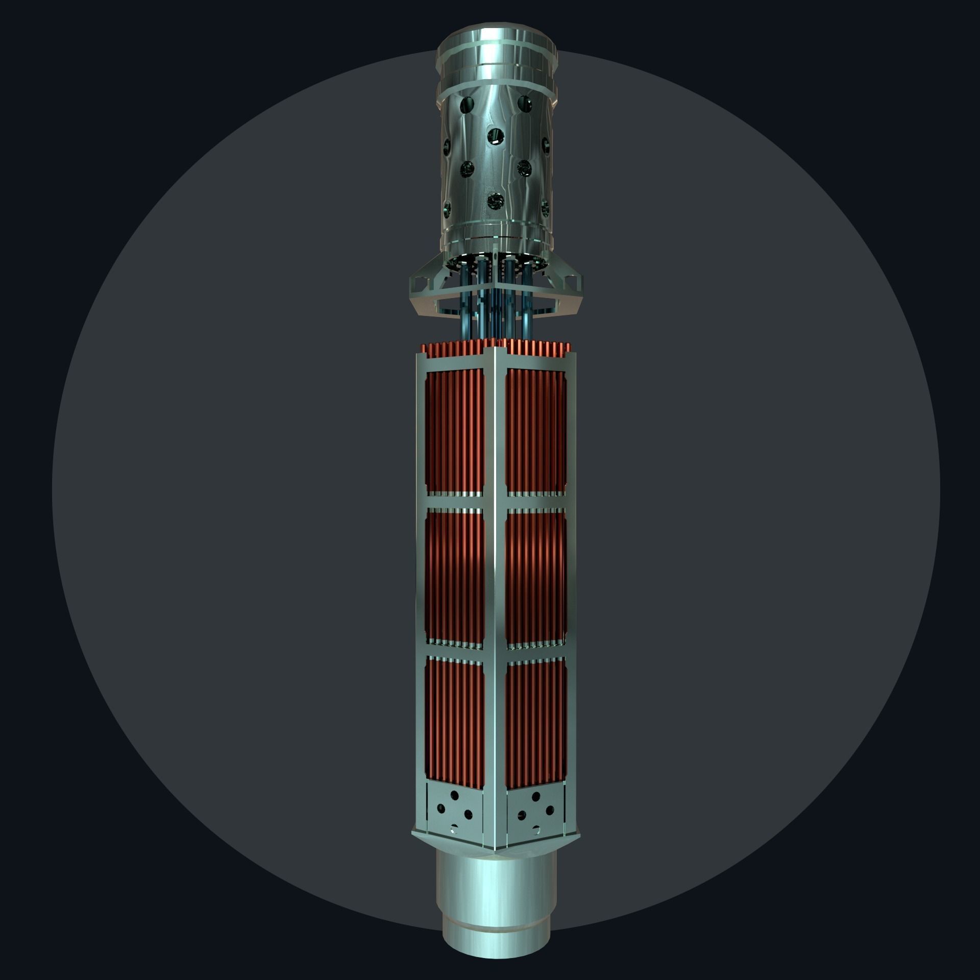 Fuel Assembly Collection Low-poly 3D model_25