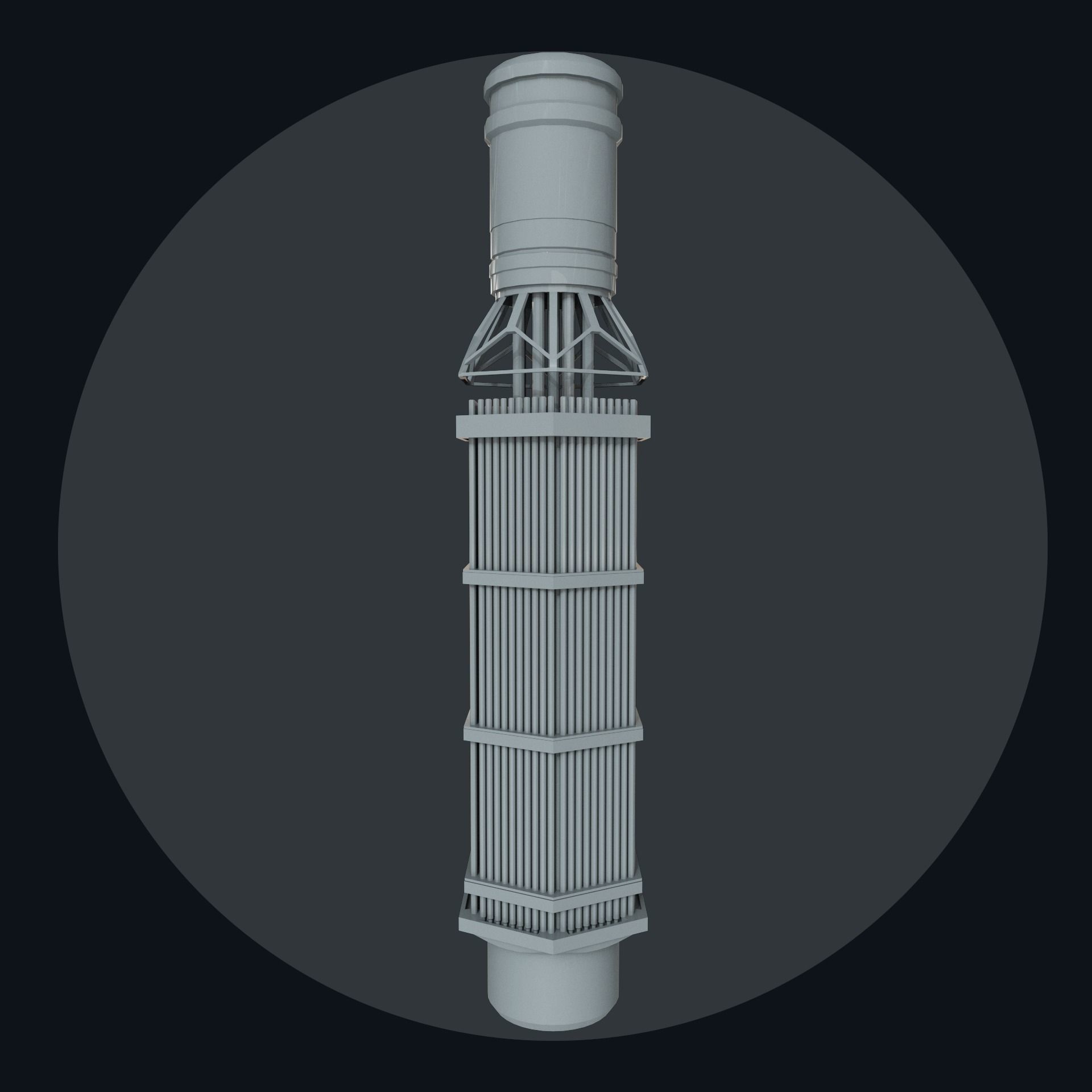 Fuel Assembly Collection Low-poly 3D model_14