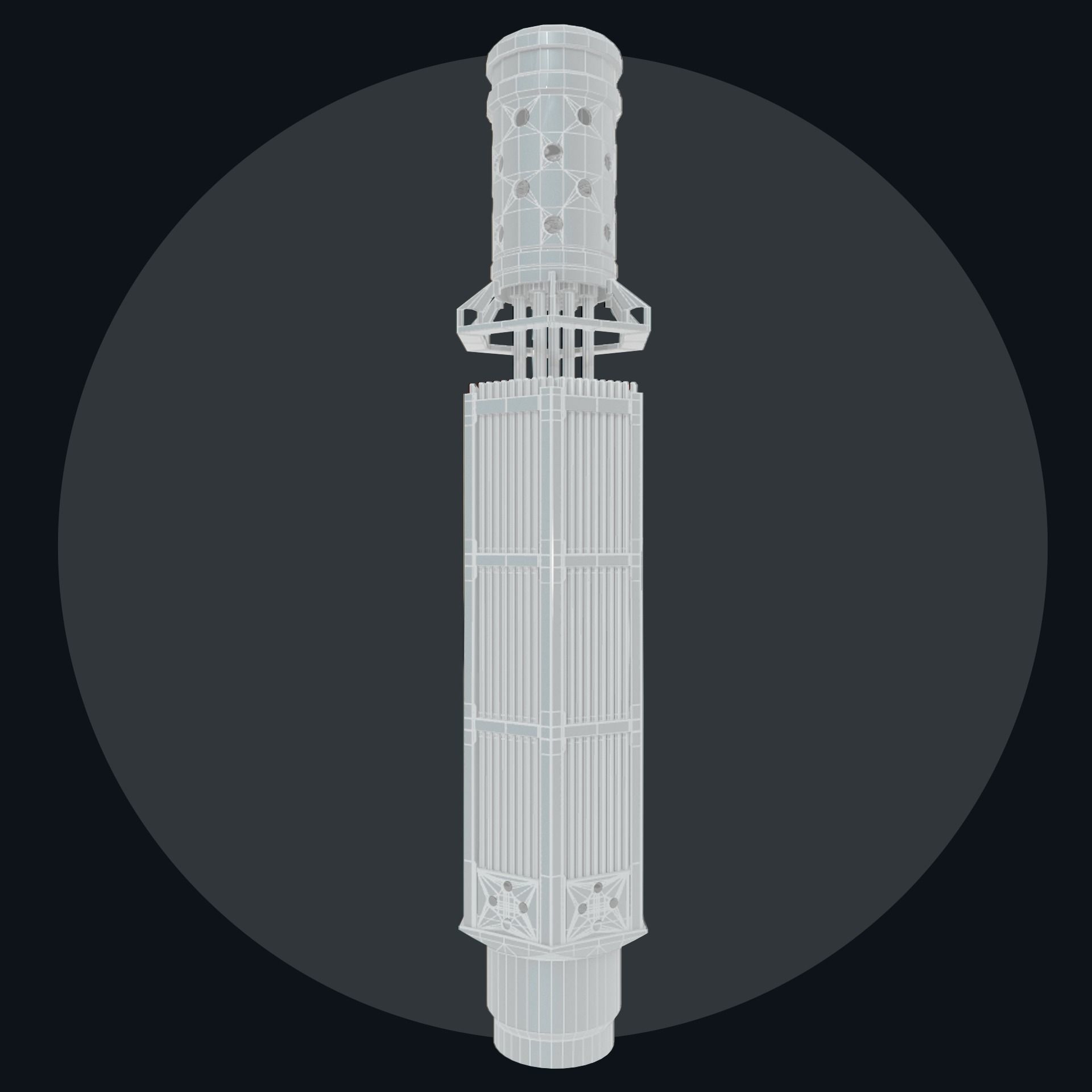 Fuel Assembly Collection Low-poly 3D model_31