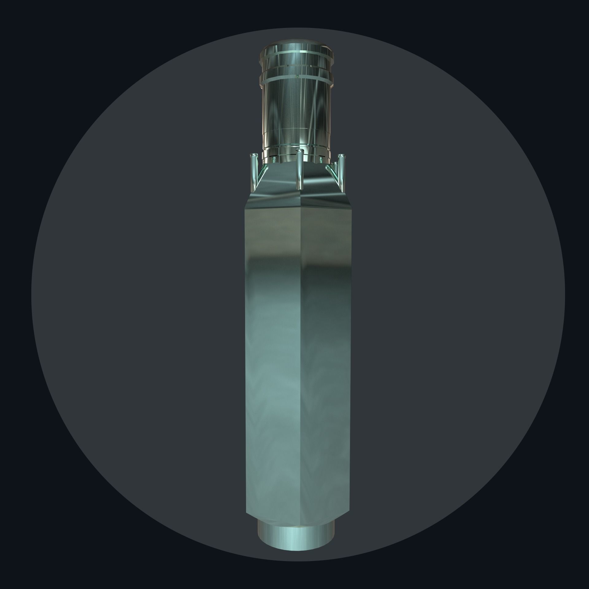 Fuel Assembly Collection Low-poly 3D model_7