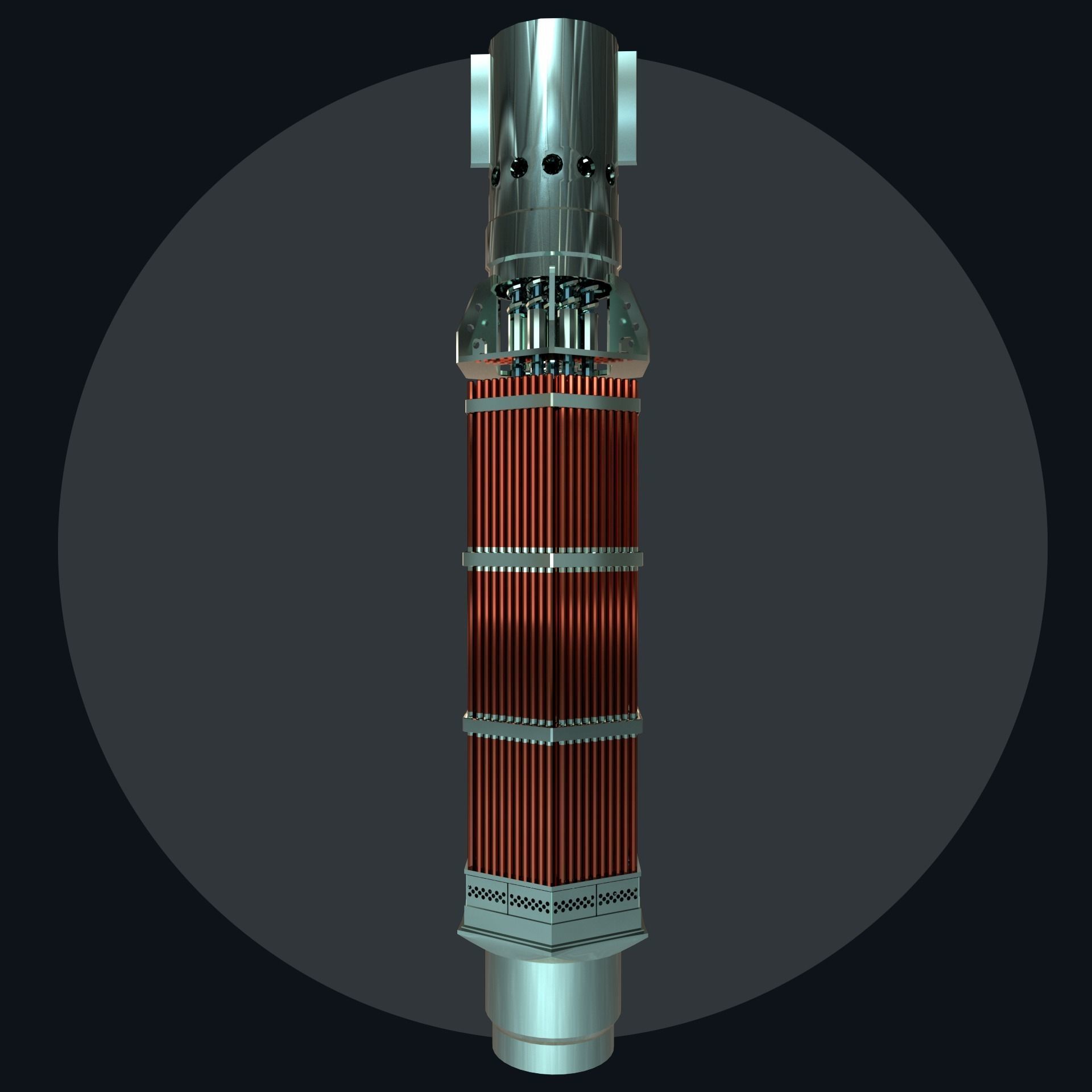 Fuel Assembly Collection Low-poly 3D model_34