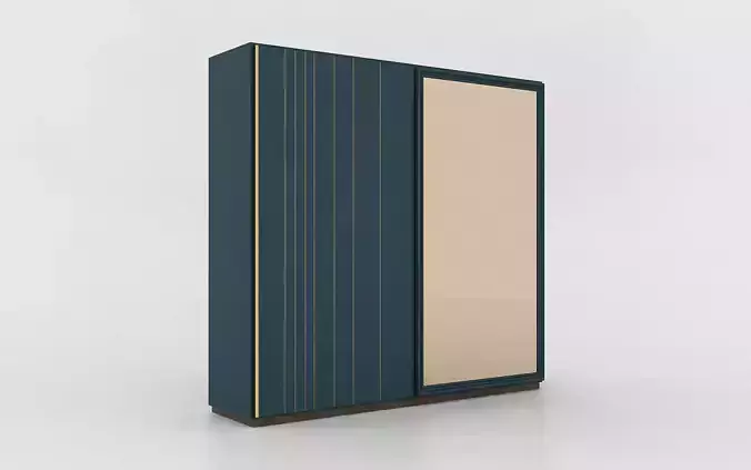 ENZA HOME  Elegante Wardrobe 3D Model