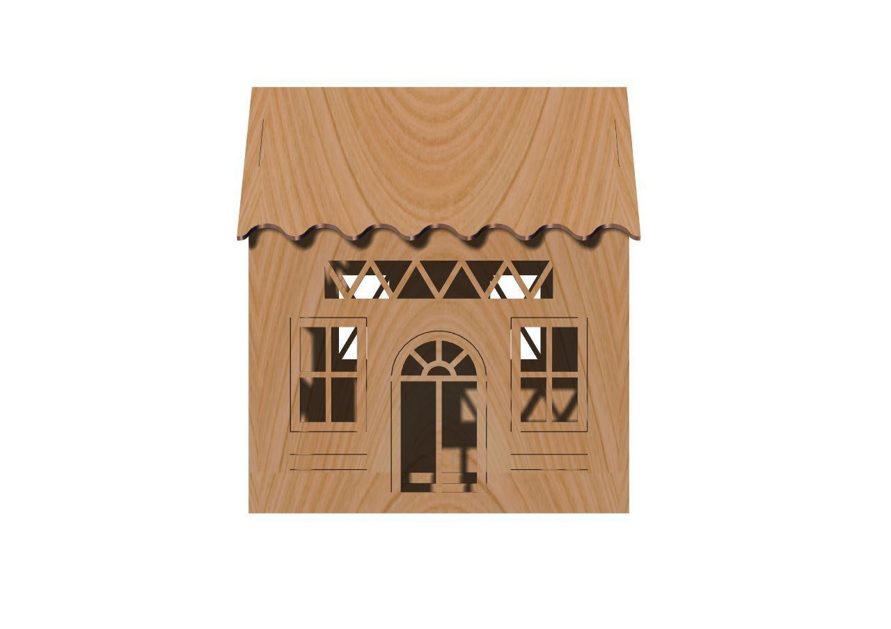 laser cutting house Free 3D print model_7