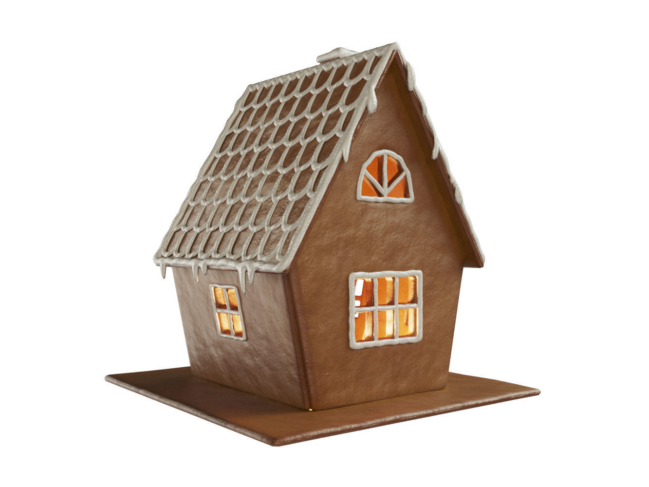 Gingerbread House 3D model_1