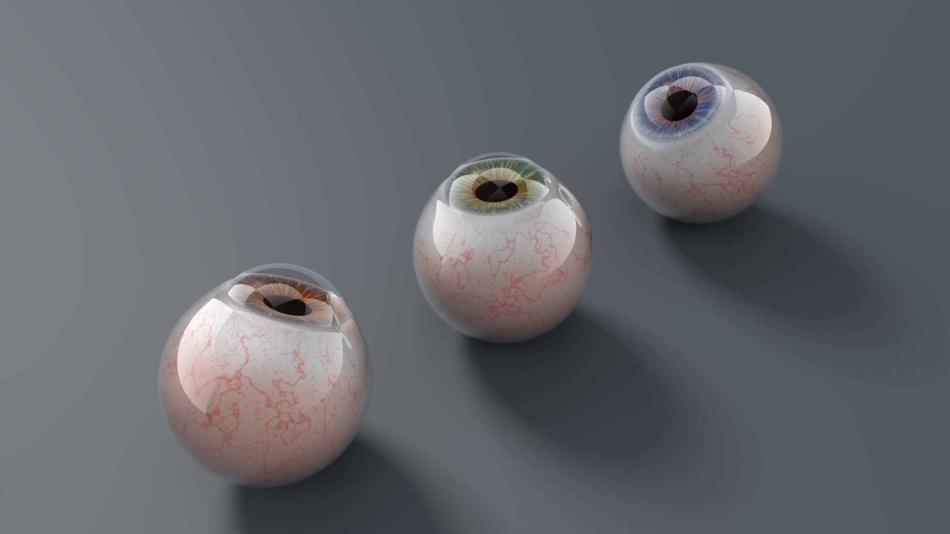 Realistic Eye s human 3D model_2