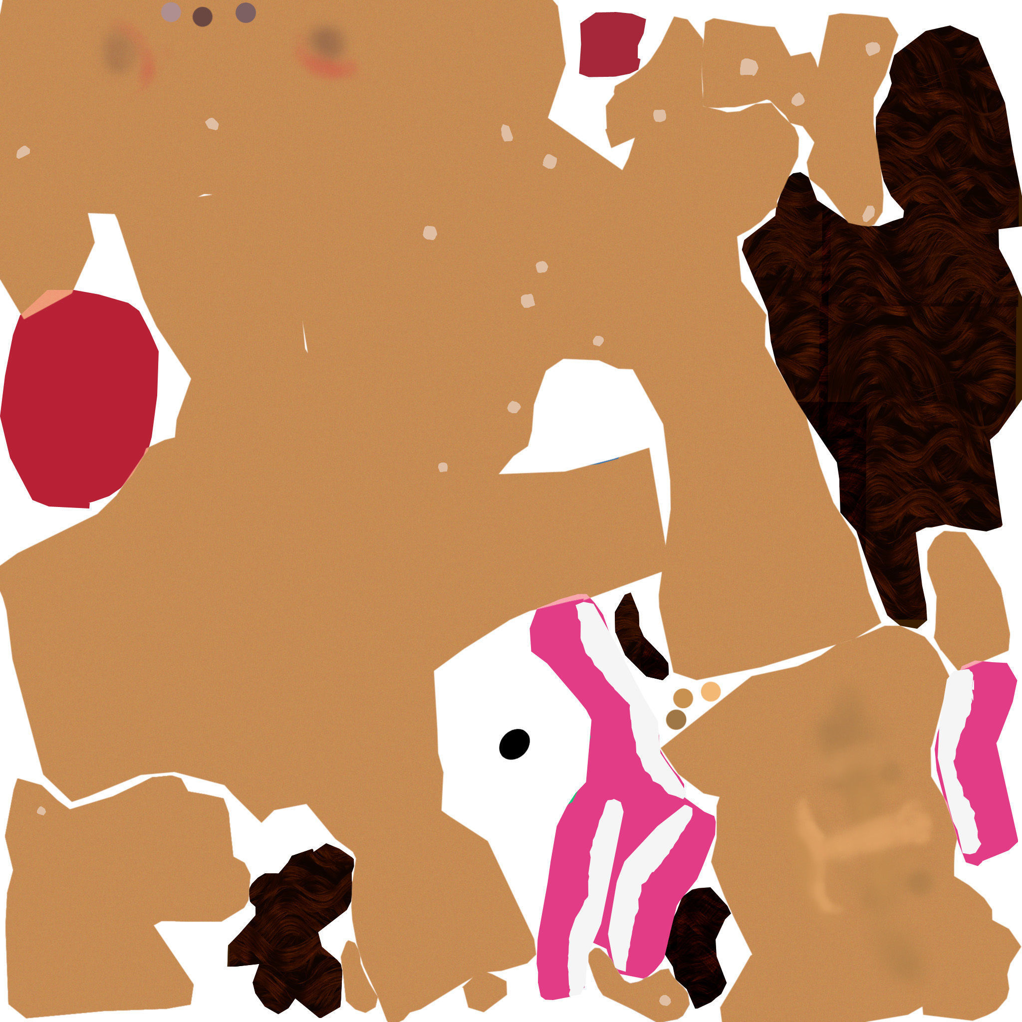 Jungle Man or Cave Man Low-poly 3D model_24