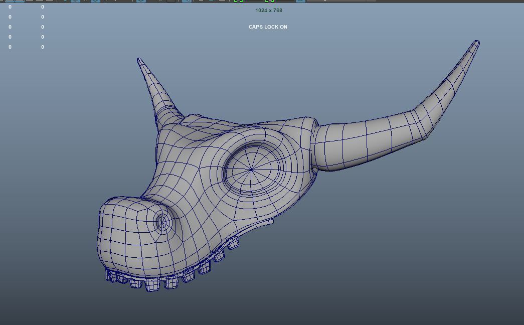 Jungle Man or Cave Man Low-poly 3D model_11