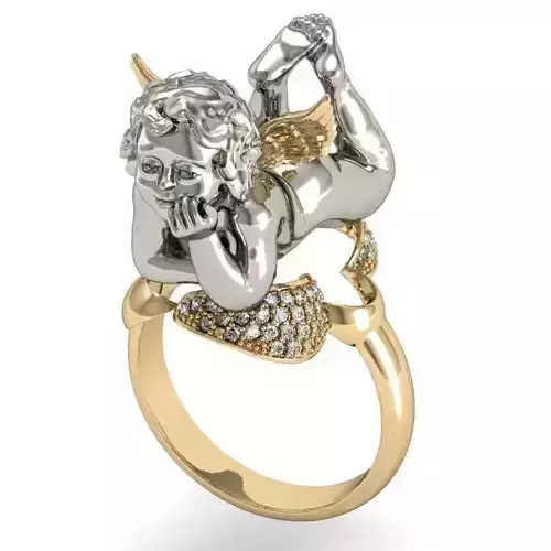 fashion ring litlle angel