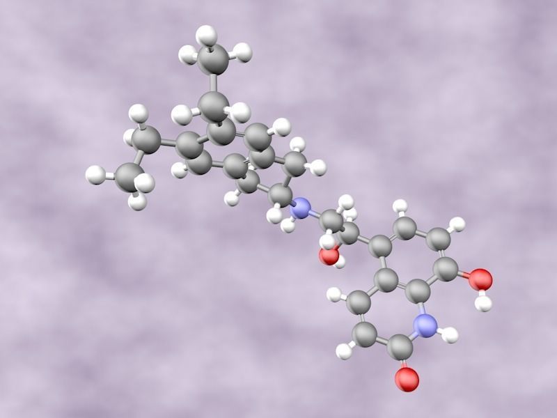 Collection of long-acting beta-2 agonists 3D model_3
