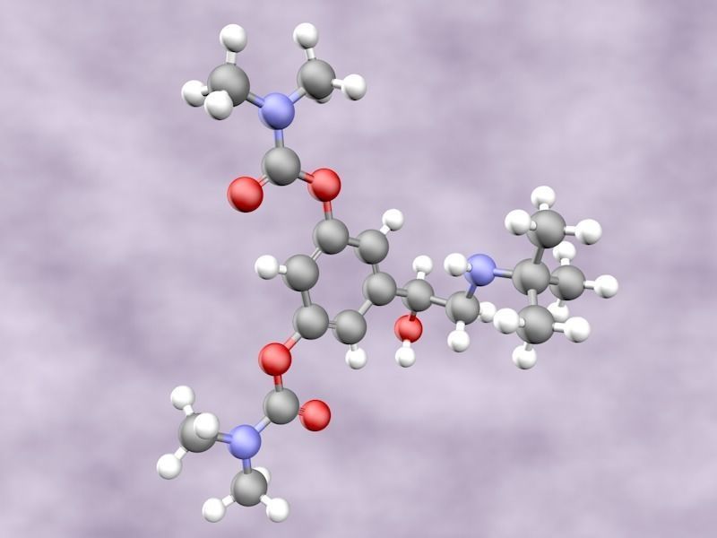 Collection of long-acting beta-2 agonists 3D model_7