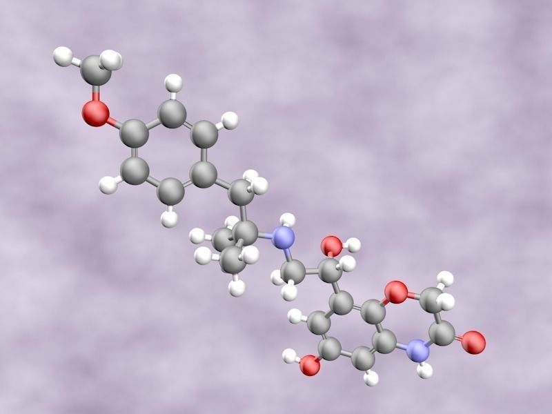 Collection of long-acting beta-2 agonists 3D model_5